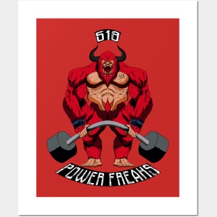 power freaks- big red Posters and Art